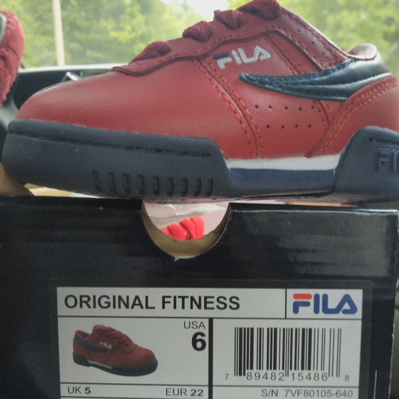 Low top Fila Red 6 Girls - Picture 2 of 2